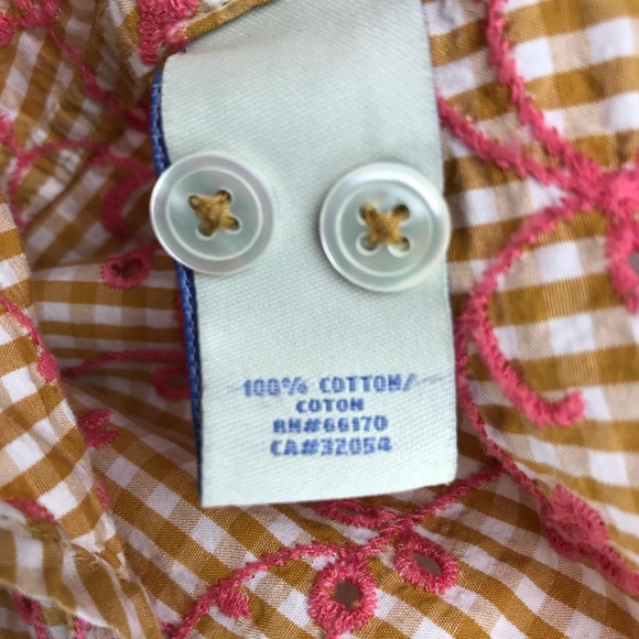 🛍 Anthropologie Odille Button Down Shirt Size 6 - Picture 6 of 6